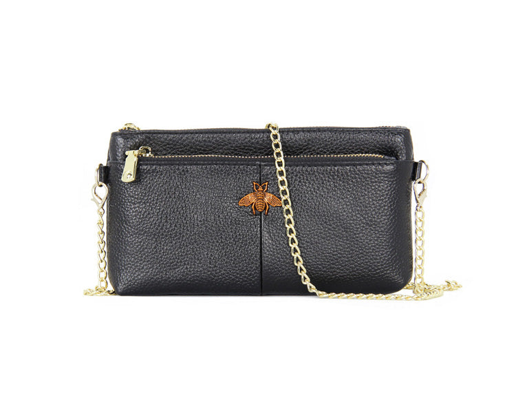 CICICUFF Genuine Leather Messenger Bag – Retro Head Layer Cowhide Shoulder & Crossbody Handbag for Women