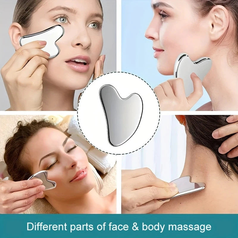 Silicone Ice Grid Facial Care Tool – Ice Scraping Plate Set with Storage Bag