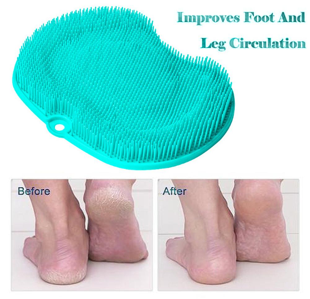 Pregnant Women Foot Massager Scrubber – Elderly Feet Cleaning Pad & Shower Tool