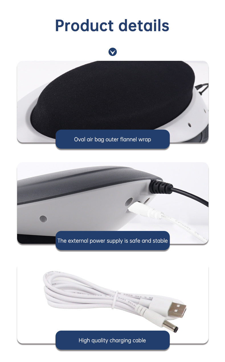 Lumbar Waist Massager – Inflatable Hot Compress Back & Cervical Air Pressure Pain Relief