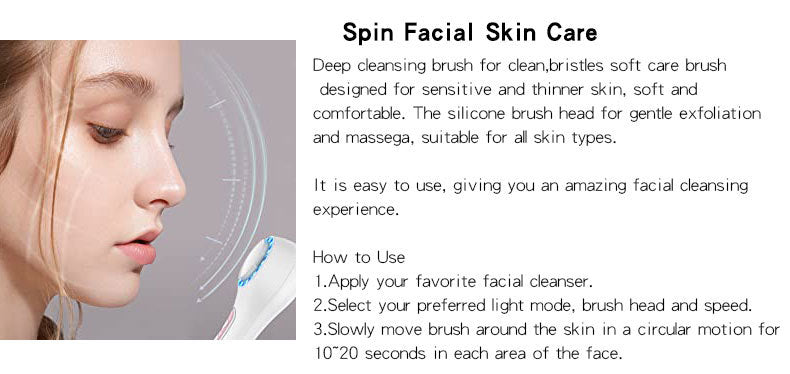 Electric Facial Brush – Portable Multi functional Beauty Tool for Makeup & Blackhead Removal