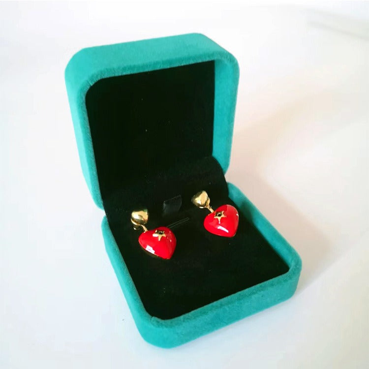 Velvet Jewelry Box – Elegant Packaging & Storage Box for Rings, Necklaces, and Earrings