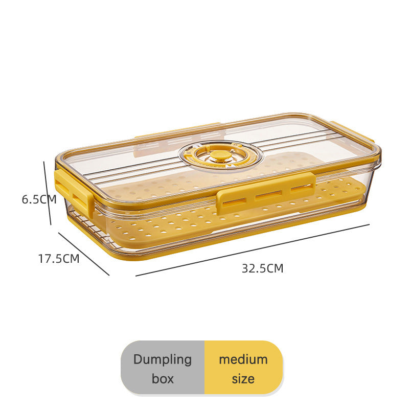 Large Capacity Transparent Refrigerator Storage Box – Food Grade Plastic Kitchen Organizer & Sealed Preservation Container
