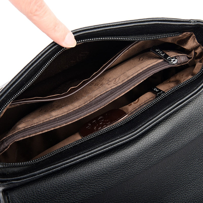 Luxury Women Messenger Bag – Leather Shoulder Tote & Crossbody Handbag for Travel and Casual Use