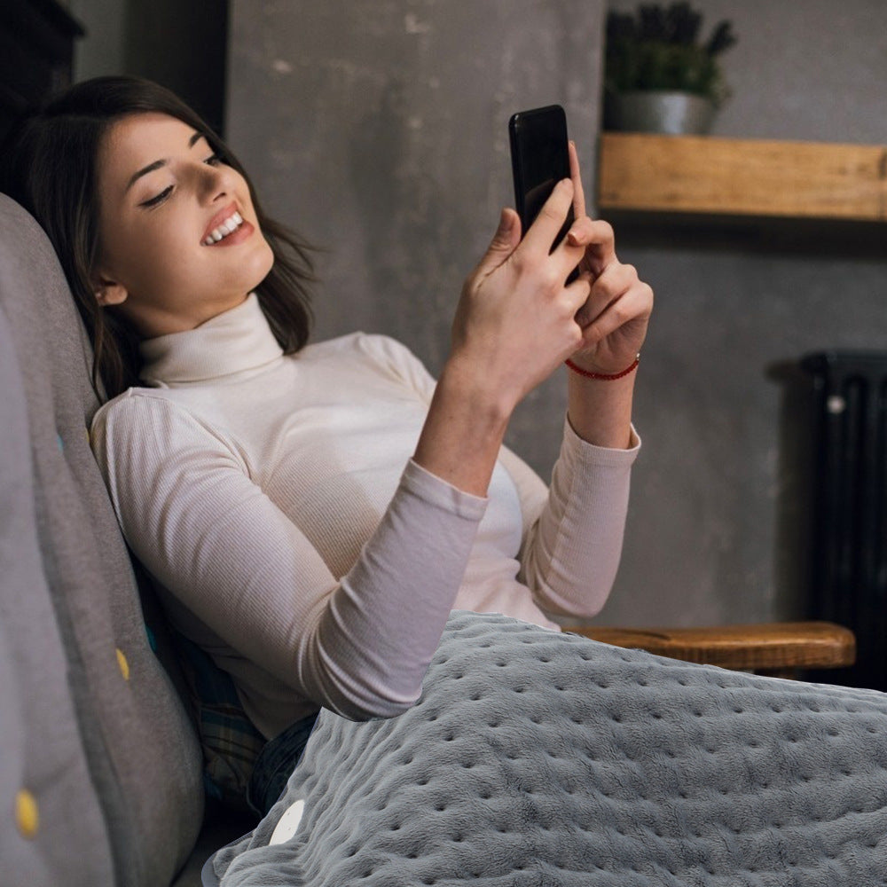 Hailicare Electric Heating Seat Cushion – Intelligent Warm-Up Blanket with Multi-Functional Knee & Waist Pads