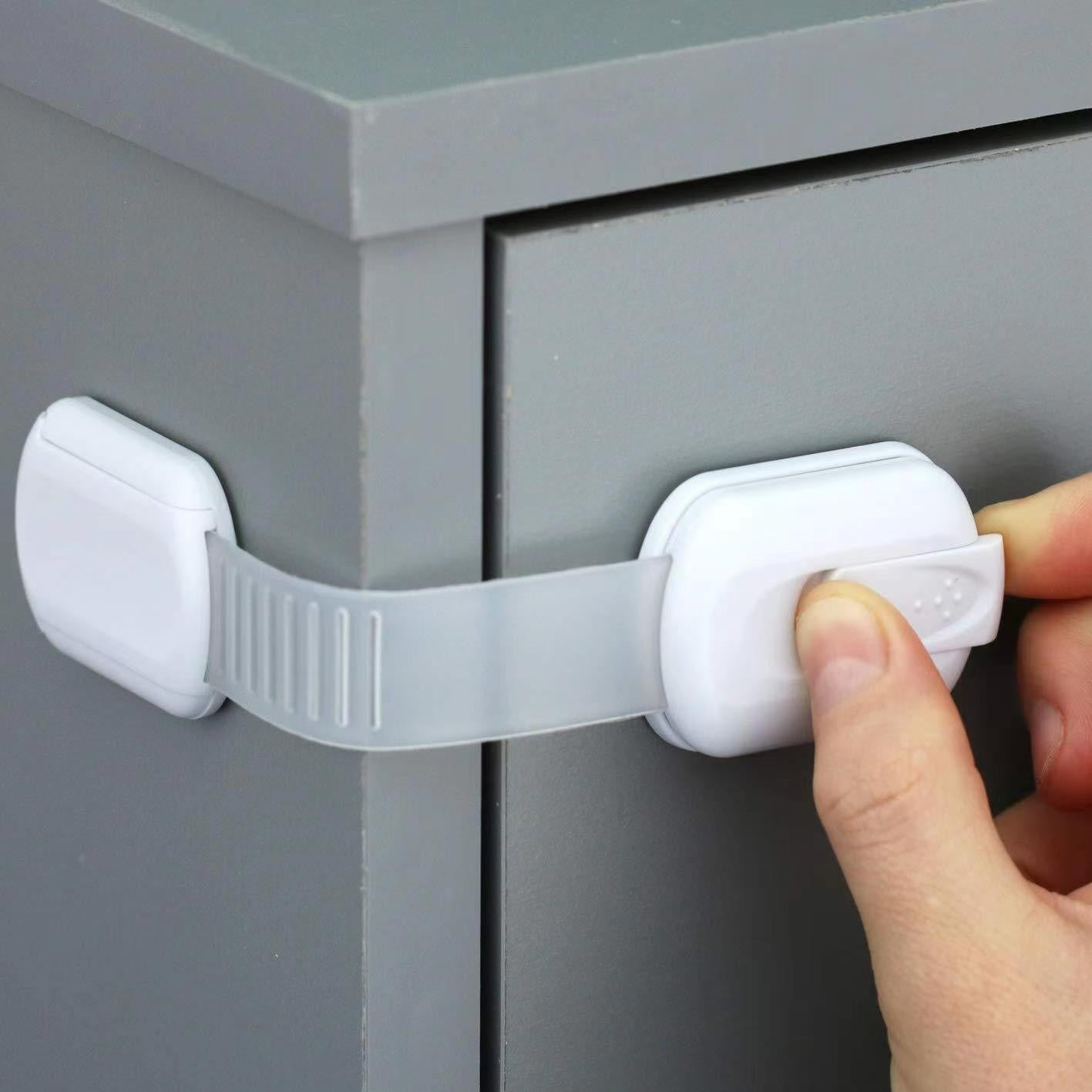 Multi-Functional Children’s Safety Drawer Lock – Baby Cabinet, Refrigerator & Toilet Anti-Pinch Lock