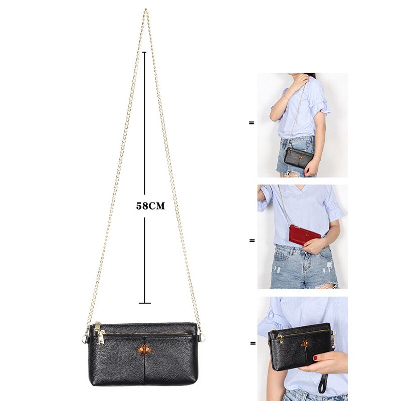 CICICUFF Genuine Leather Messenger Bag – Retro Head Layer Cowhide Shoulder & Crossbody Handbag for Women