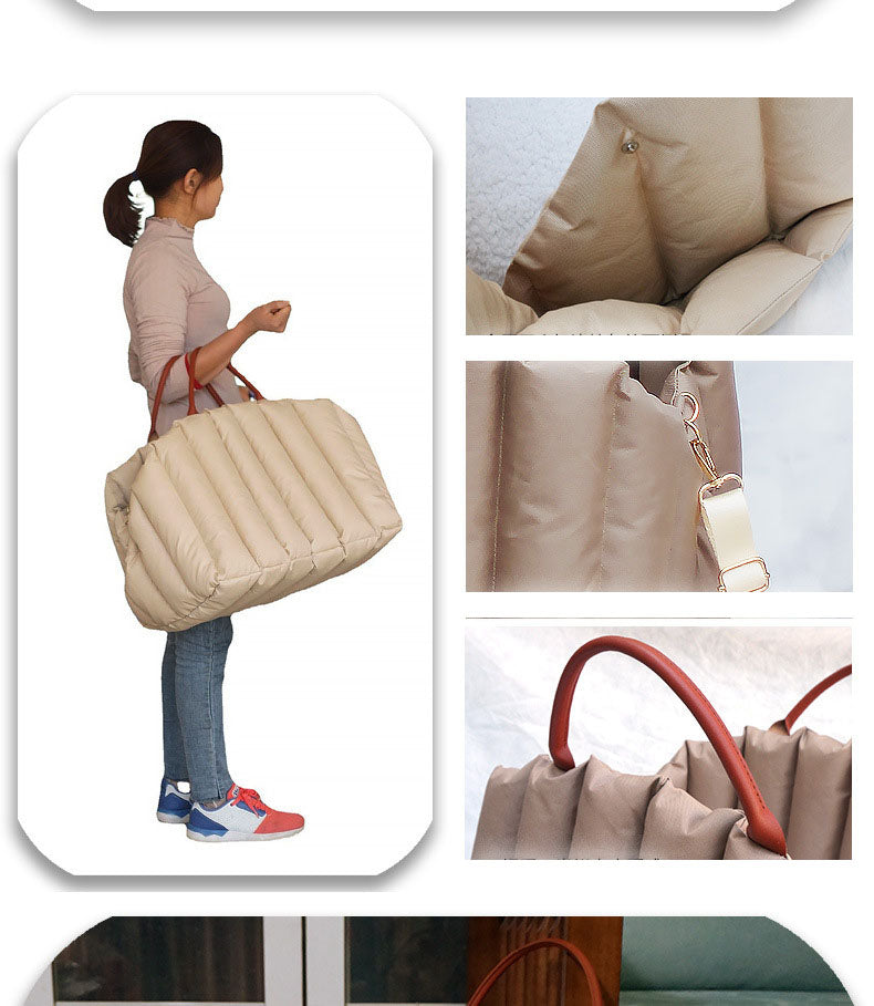 Pet Travel Nest – Dual-Use Cat & Dog Handbag Cage Mat for Winter Warmth and Comfort