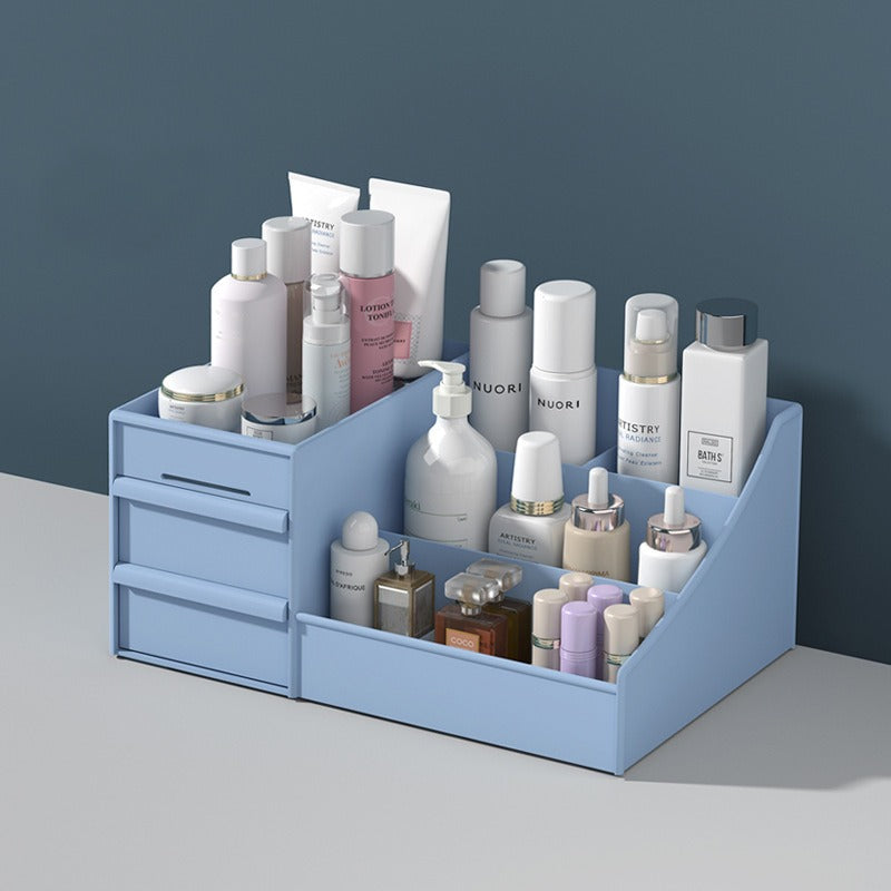 Drawer Style Cosmetic Storage Box – Jewelry & Skincare Organizer for Tabletop Dressing Table