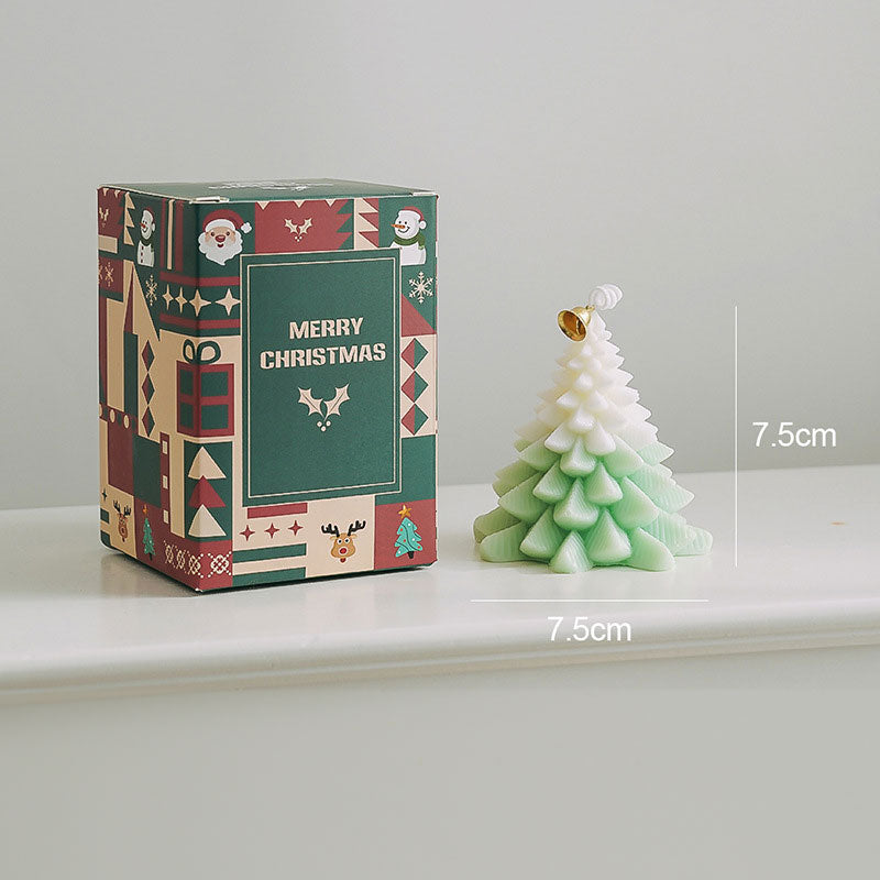 Christmas Tree Candles – Custom Handmade Soy Wax Decorative Aromatic Home Fragrance Gift