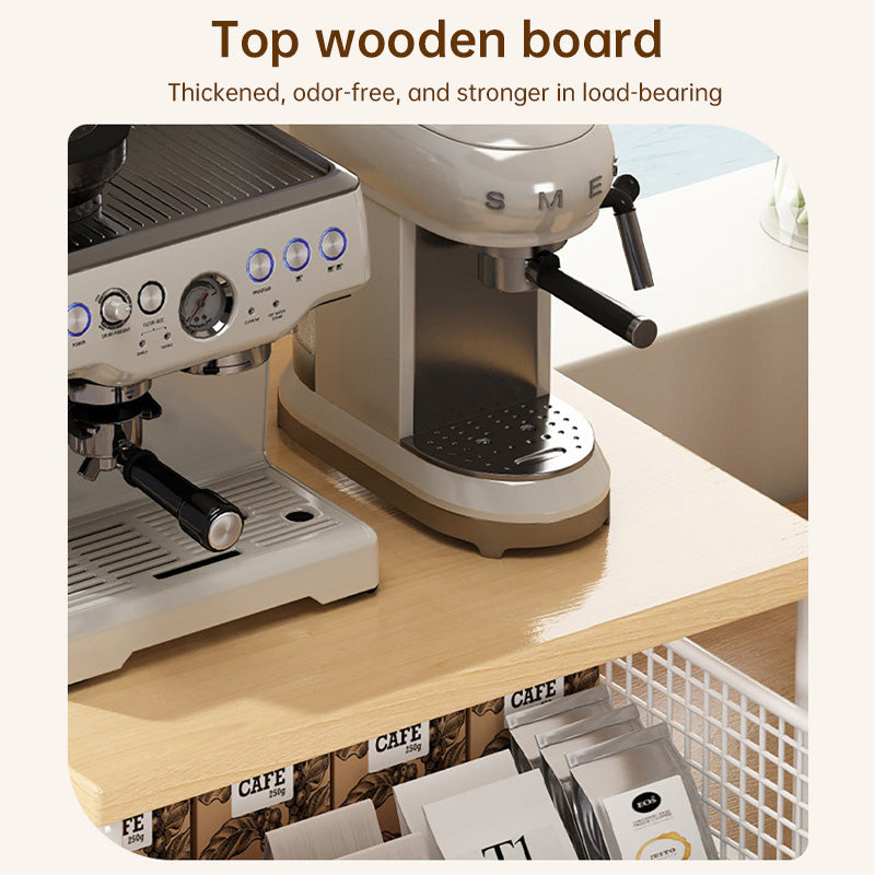 Modern Kitchen Microwave Shelf – Space-Saving Countertop Storage Rack for Appliances & Elegant Organization