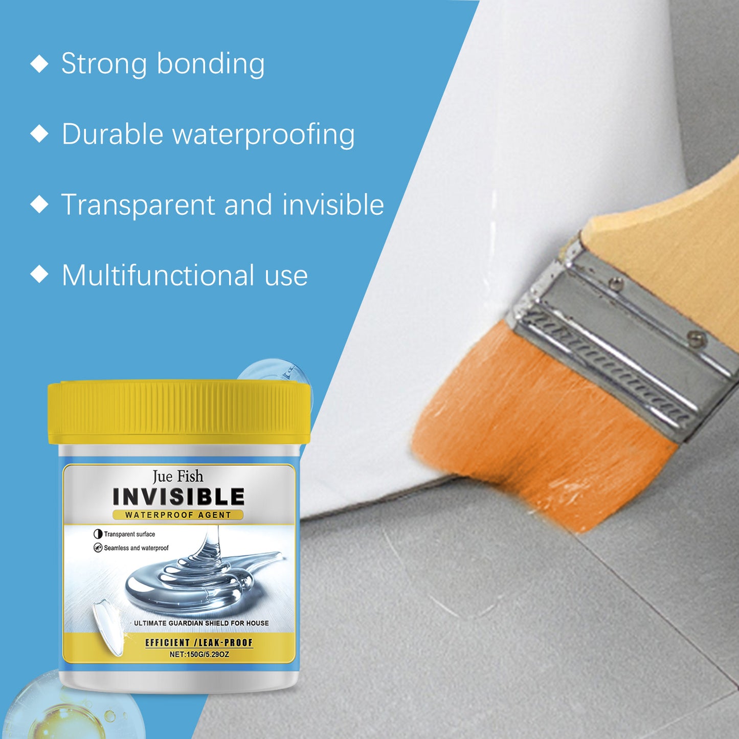 Transparent Waterproof Glue – Invisible Multi-Functional Sealant for Home Quick Fix