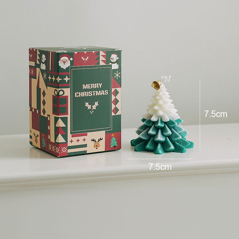 Christmas Tree Candles – Custom Handmade Soy Wax Decorative Aromatic Home Fragrance Gift