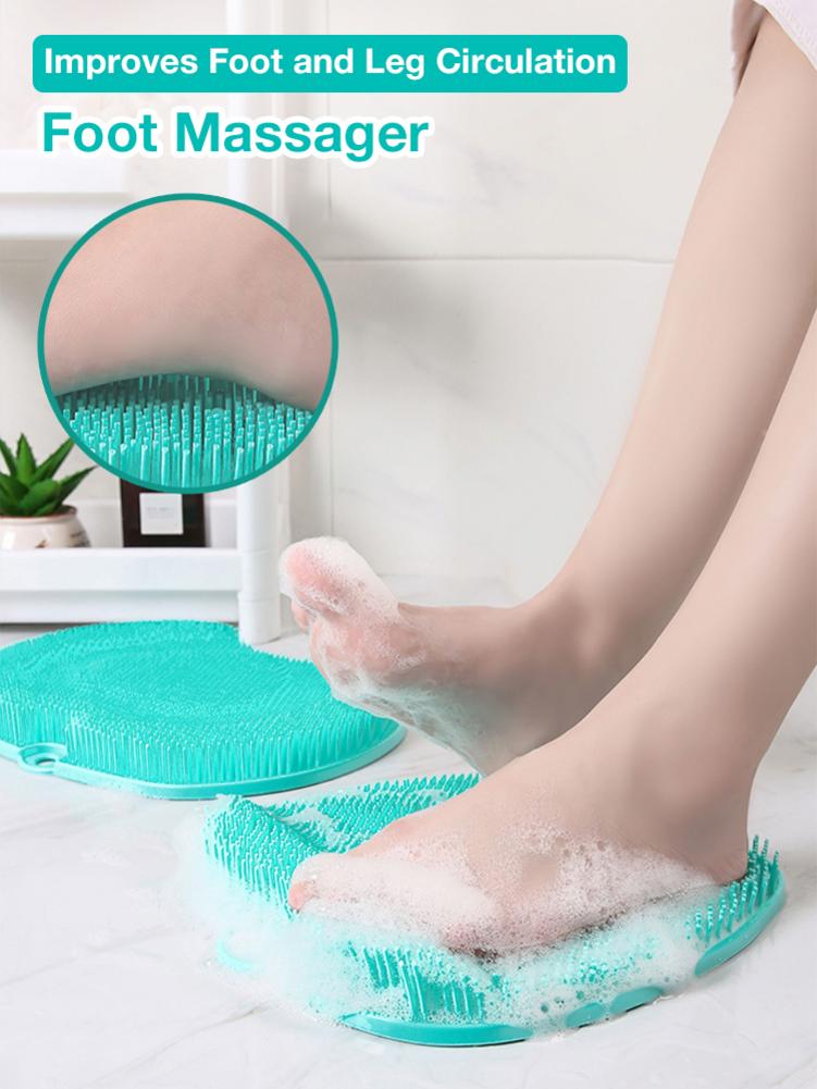 Pregnant Women Foot Massager Scrubber – Elderly Feet Cleaning Pad & Shower Tool