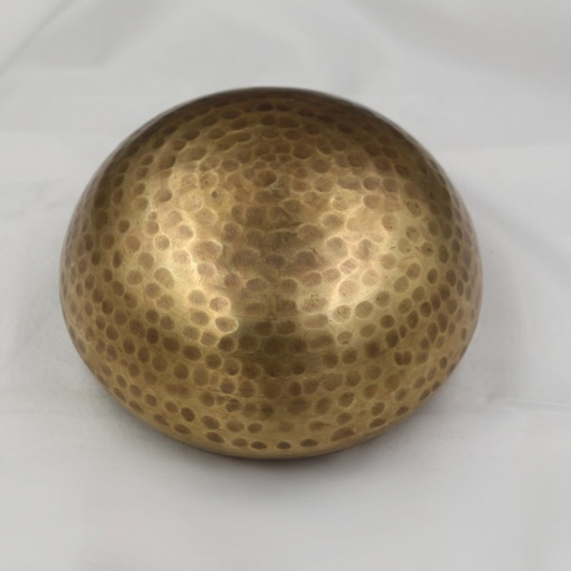 Tibetan Brass Singing Bowl with Sanskrit – Handmade Meditation Instrument for Stress Relief & Mindfulness