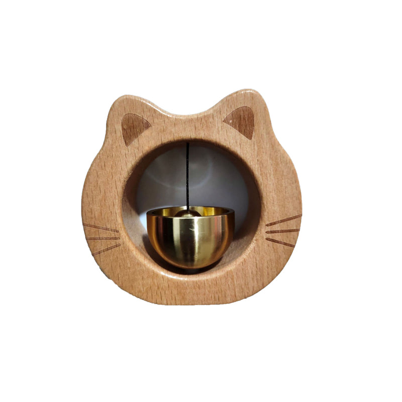Creative Wooden Bell Pendant – Bedroom & Entrance Door Decoration