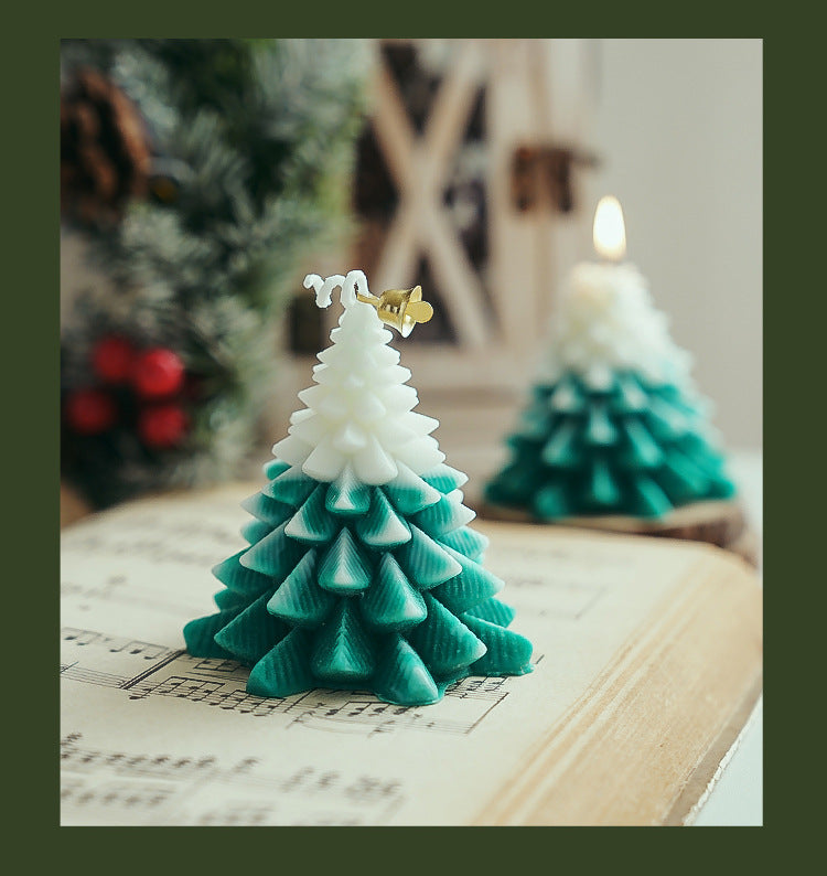 Christmas Tree Candles – Custom Handmade Soy Wax Decorative Aromatic Home Fragrance Gift