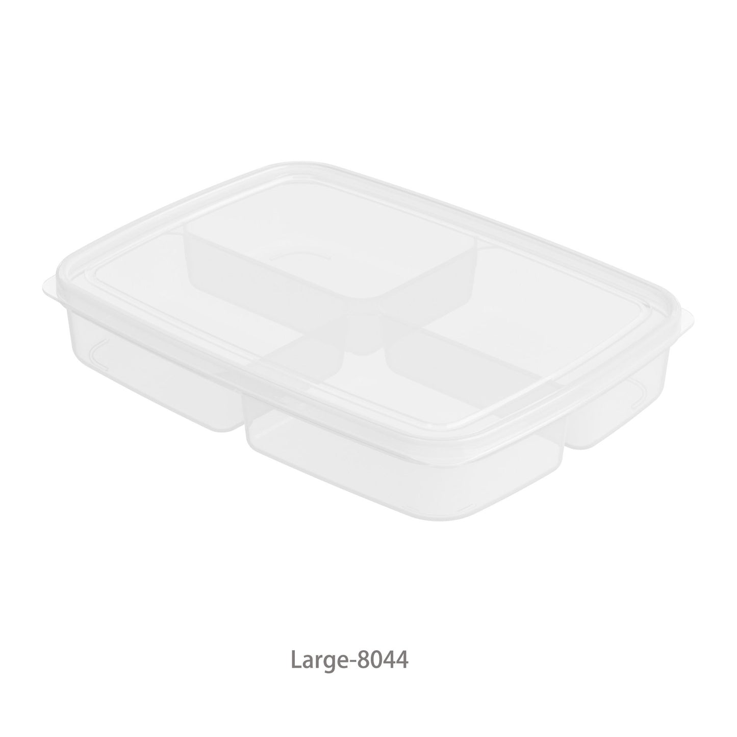 Food Compartmentalized Fresh Box – Refrigerator Storage Box with Lid for Sealed Organization