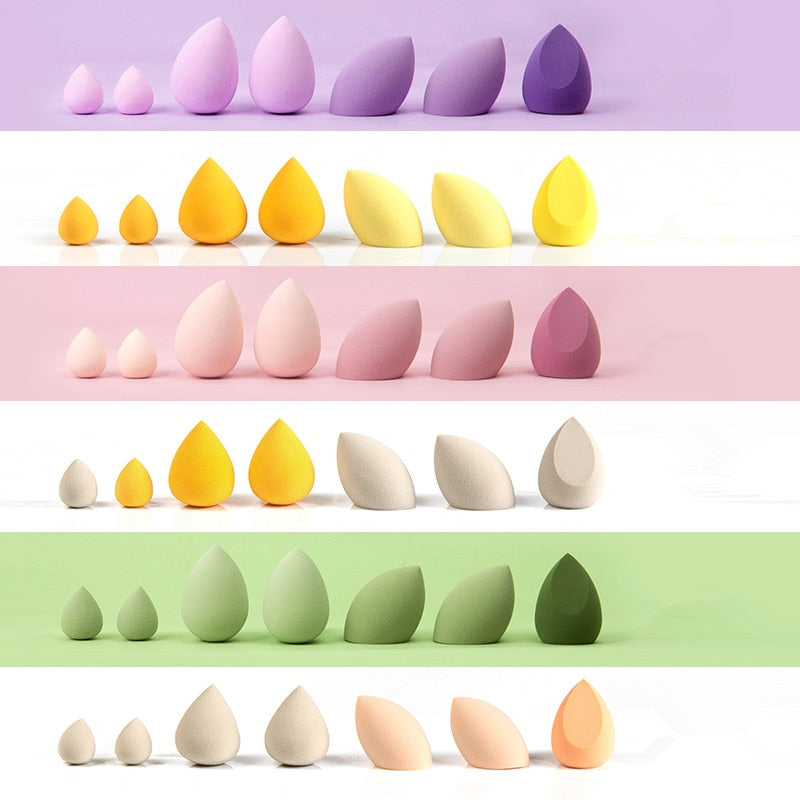 7 PCS Makeup Sponges – Dual Use Beauty Egg Makeup Puff Cosmetic Tool Set