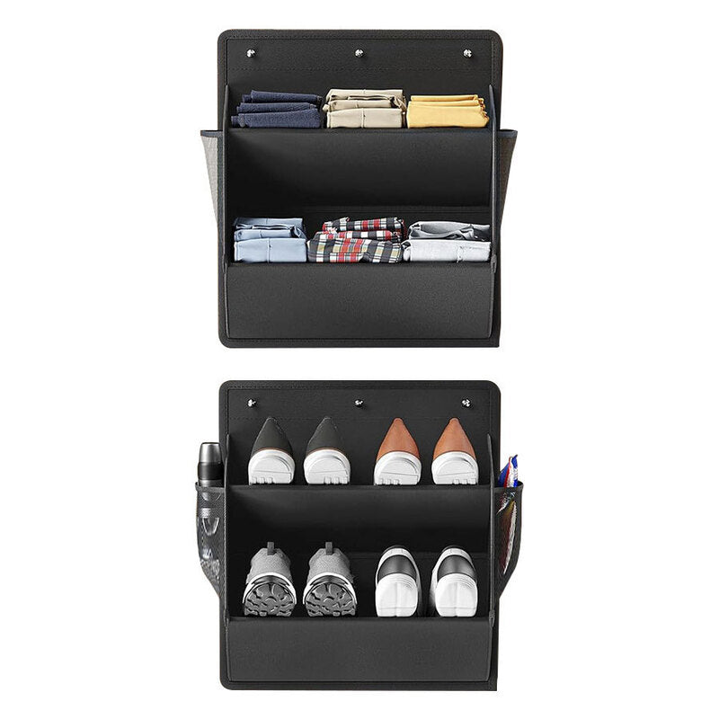 RV Shoe Storage (Adhesive) Over-Door Rack with Deep Pockets – Motorhome & Camper Organizer