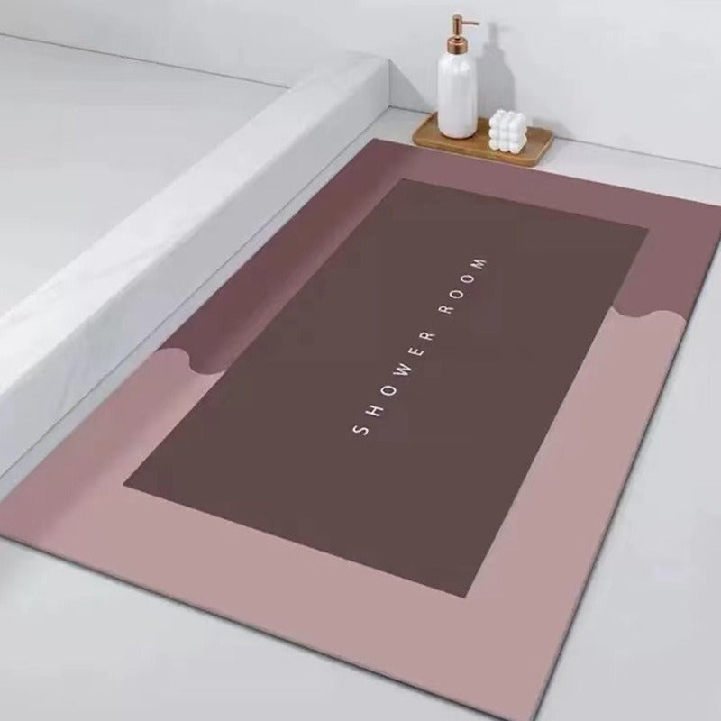 Soft Cushion Floor Mat – Absorbent Non-Slip Quick-Drying Bathroom Door Carpet