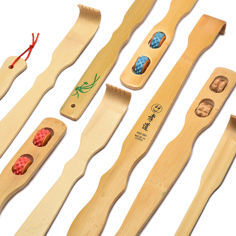 Hand Carved Back Scratching Device – Wooden Old Man Design Comfortable Scratch Tool