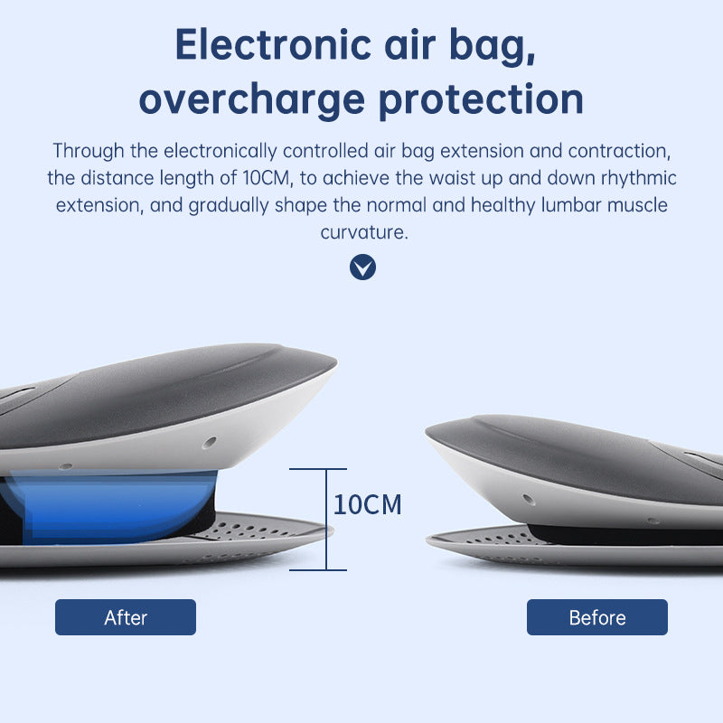 Lumbar Waist Massager – Inflatable Hot Compress Back & Cervical Air Pressure Pain Relief