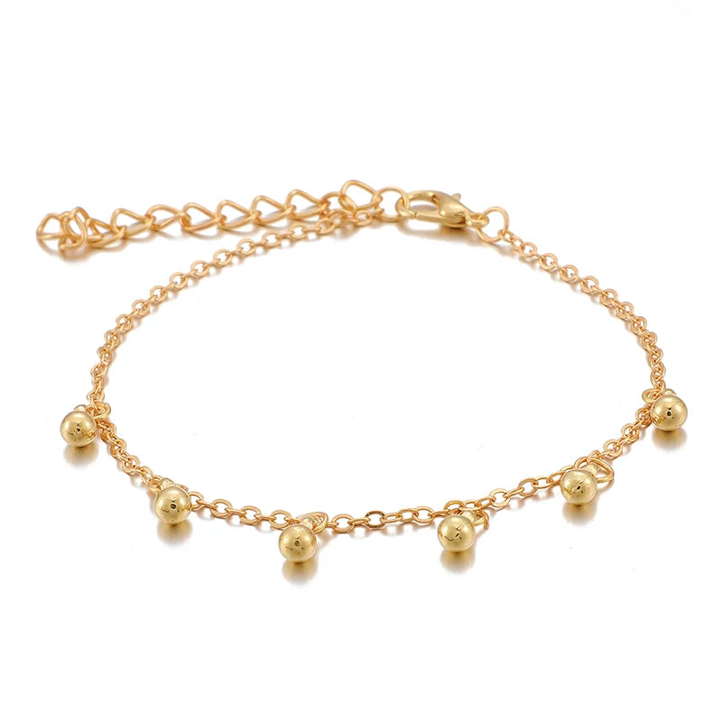 Bohemian Gold Tassel Bracelet – Tocona Luxury Zinc Alloy Fashion Jewelry for Women