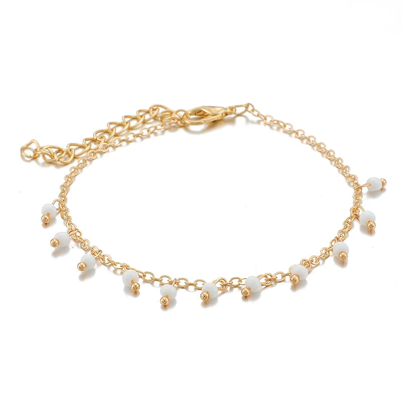 Bohemian Gold Tassel Bracelet – Tocona Luxury Zinc Alloy Fashion Jewelry for Women