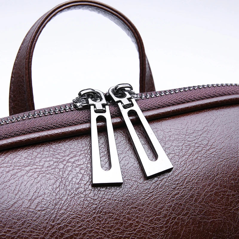 Women’s High-Quality PU Leather Backpack – Fashion Vintage Large Capacity Shoulder Bag