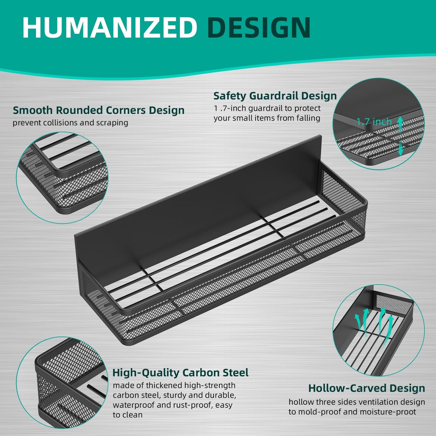 Magnetic Fridge Organizer Rack – Moveable Seasoning Shelf Spice Rack for Refrigerator
