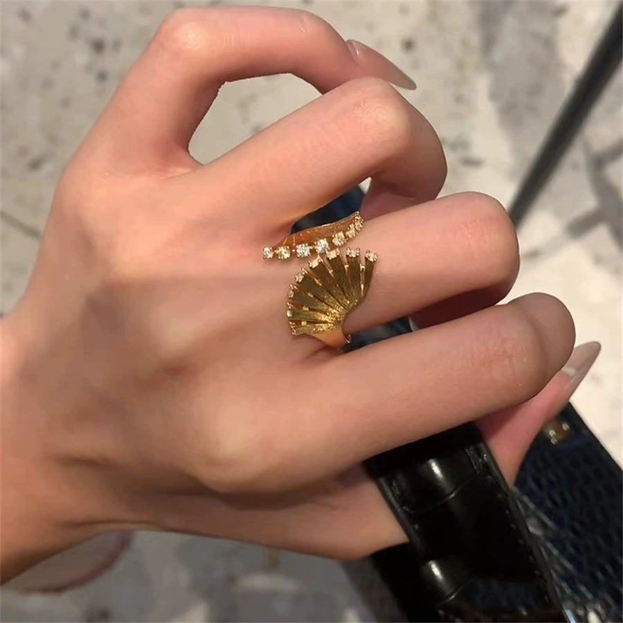 High-End S925 Sterling Silver Zircon Brushed Ring – Medieval Style Retro Women’s Jewelry