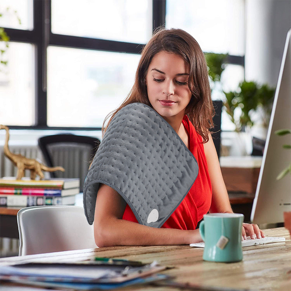 Hailicare Electric Heating Seat Cushion – Intelligent Warm-Up Blanket with Multi-Functional Knee & Waist Pads