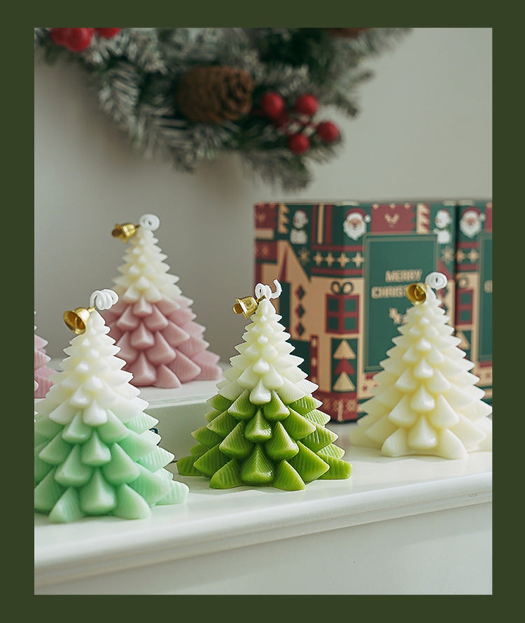 Christmas Tree Candles – Custom Handmade Soy Wax Decorative Aromatic Home Fragrance Gift