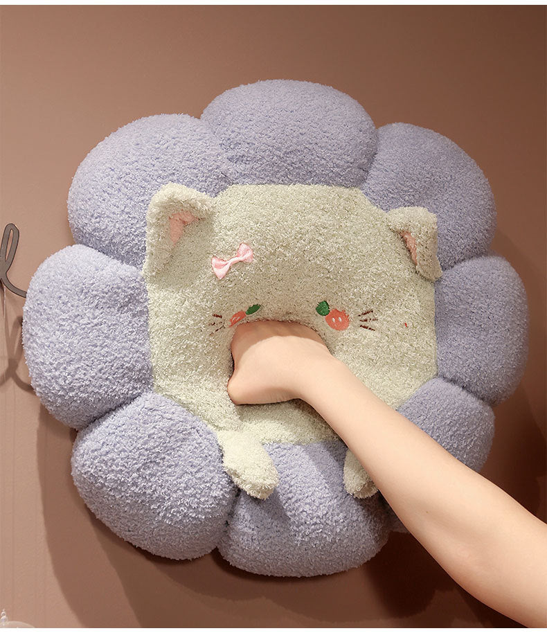 Cool Summer Ice Bean Cushion – Cartoon Tatami Futon Office Chair & Sofa Seat Pad