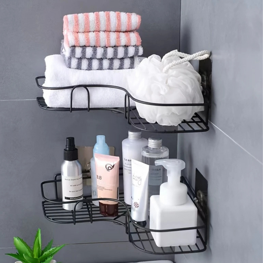 Rust-Proof Stainless Steel Corner Shower Shelf