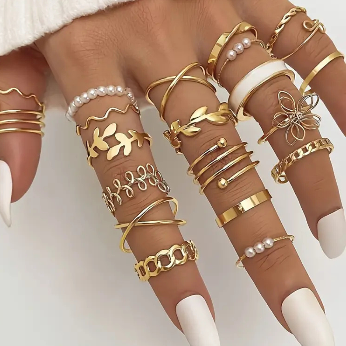 21pcs Elegant Golden