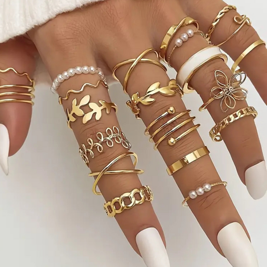 21pcs Elegant Golden