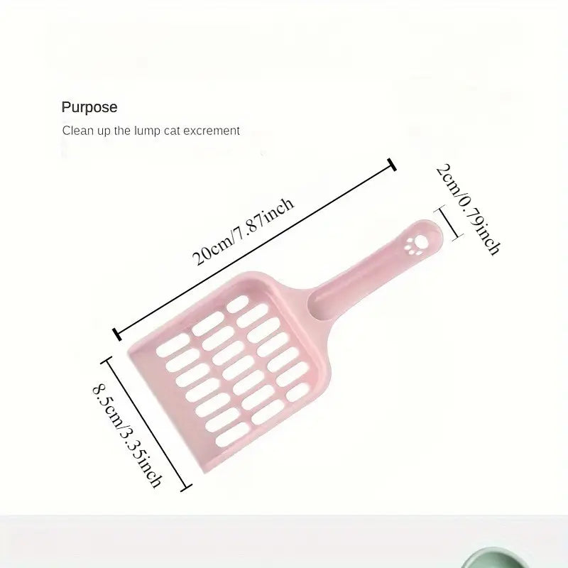 Durable Plastic Cat Litter Shovel